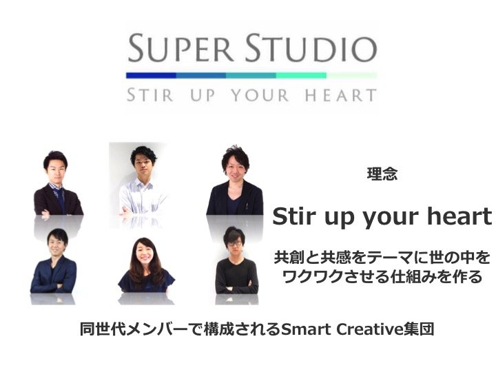 SUPER STUDIO　スーパースタジオ　about